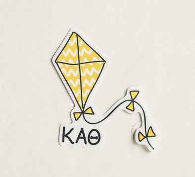 Kappa Alpha Theta Kite Die Cut Sticker