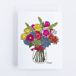 Tulsa Toni's Floral Bouquet Notecard Set