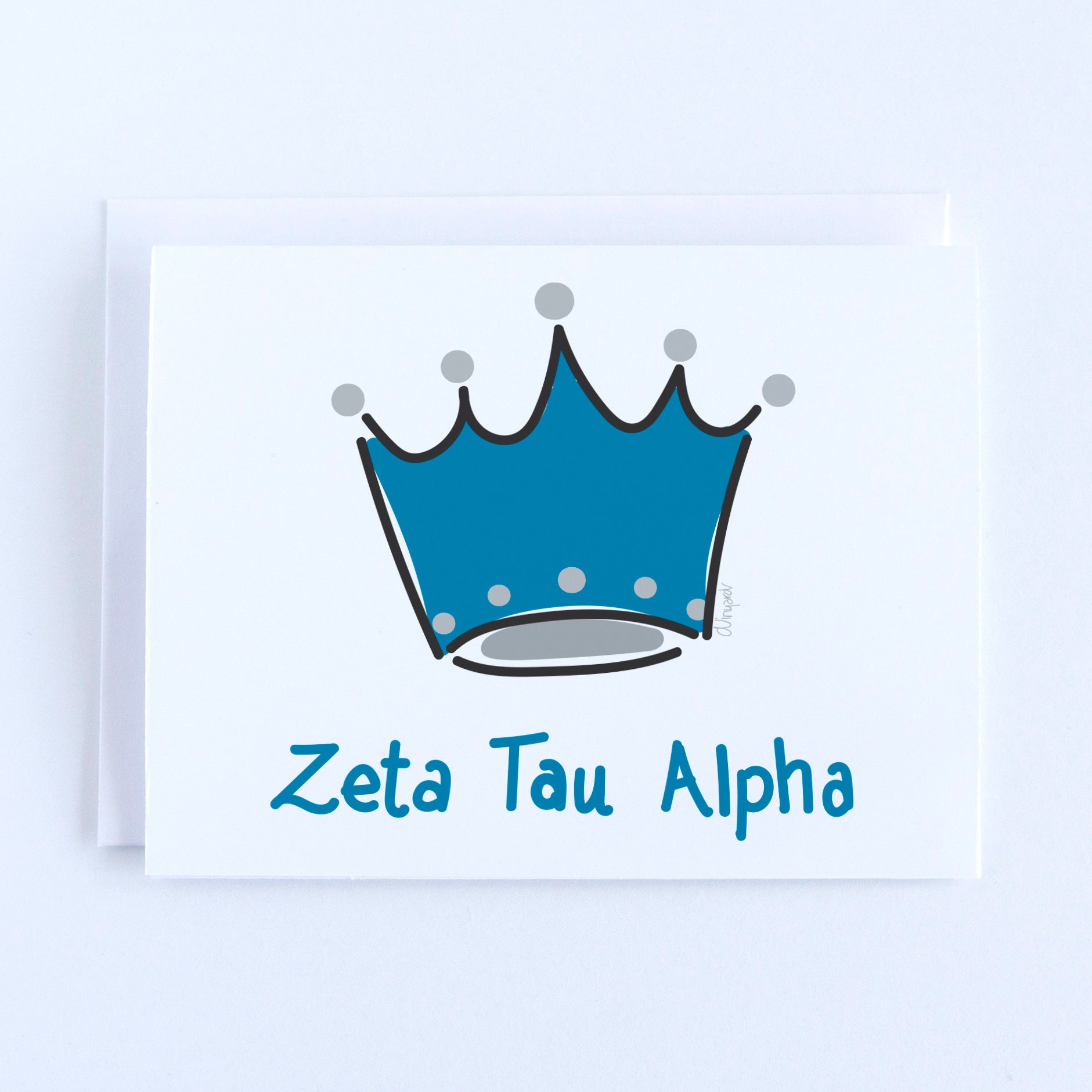 ZetaTauAlphaCrownNotecardSquar