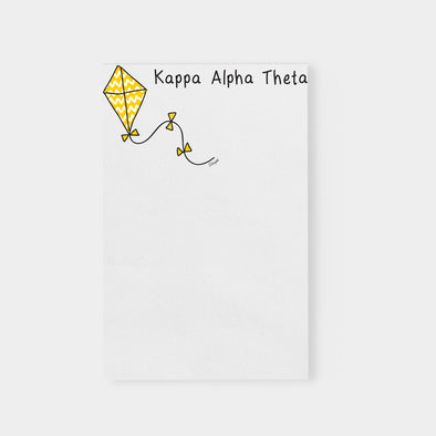 Kappa Alpha Theta Kite Sorority Notepad
