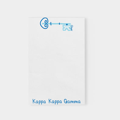 Kappa Kappa Gamma Key Sorority Notepad