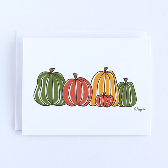 Whimsical Pumpkins Notecard Set